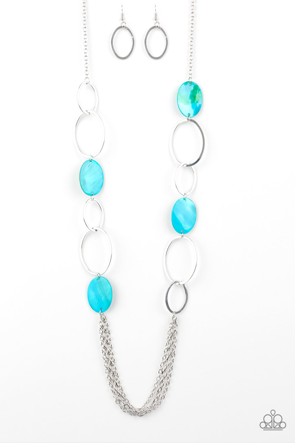 Kaleidoscope Coasts (blue necklace)