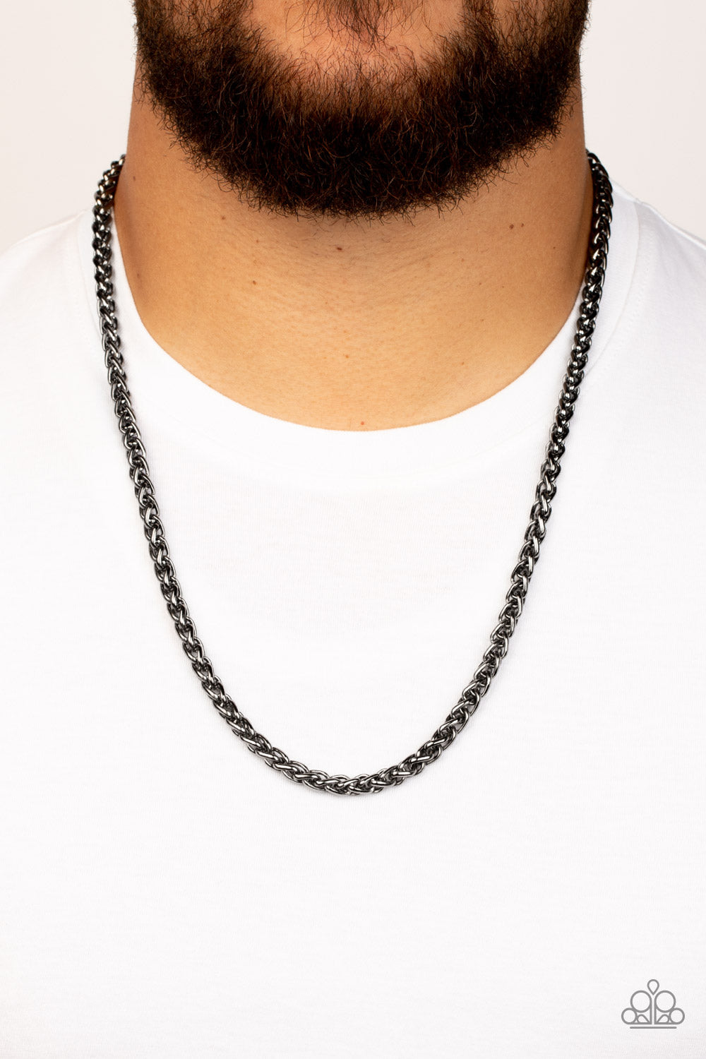 Metro Monopoly (Men's black necklace)