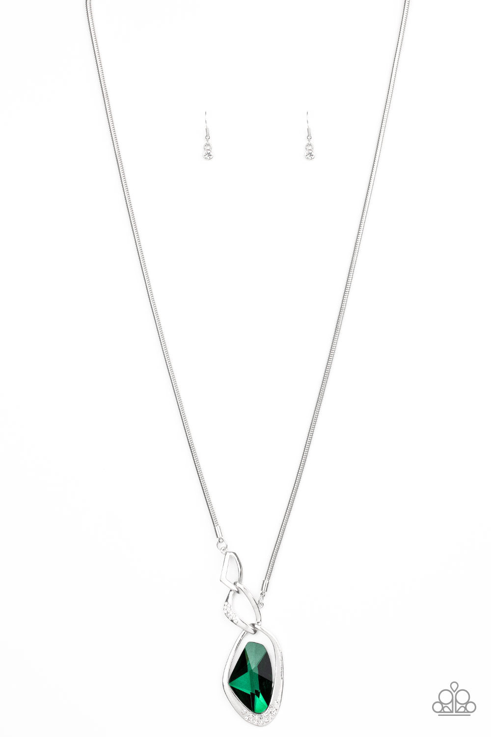 Optical Opulence (Green necklace)
