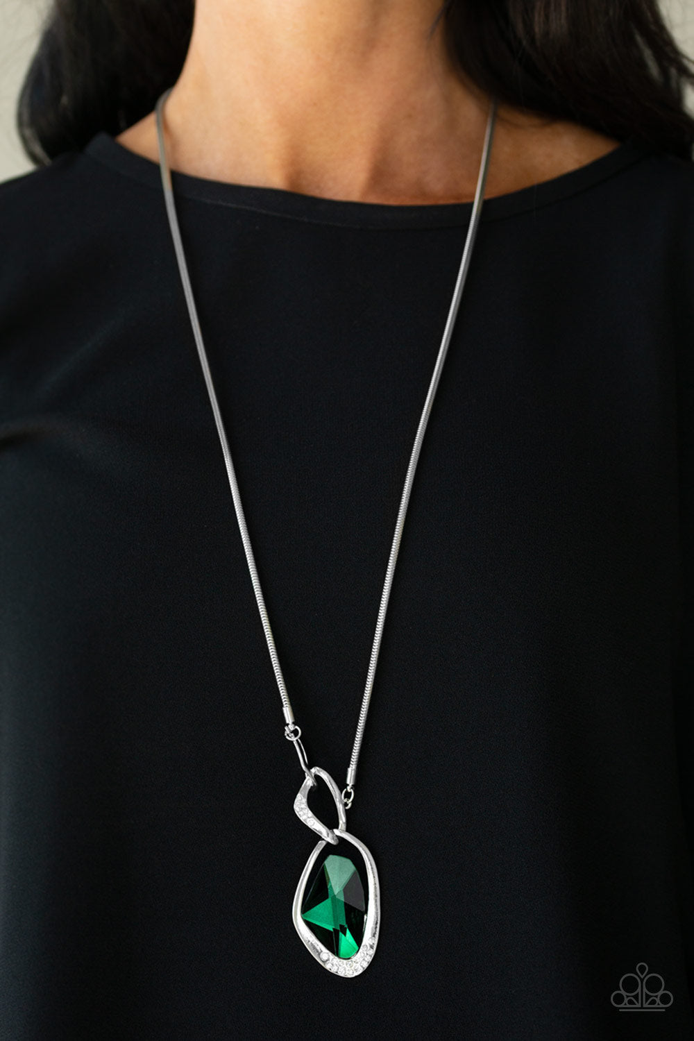 Optical Opulence (Green necklace)