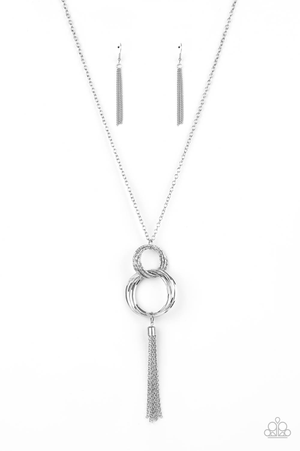 Orbiting Splendor (Silver necklace)