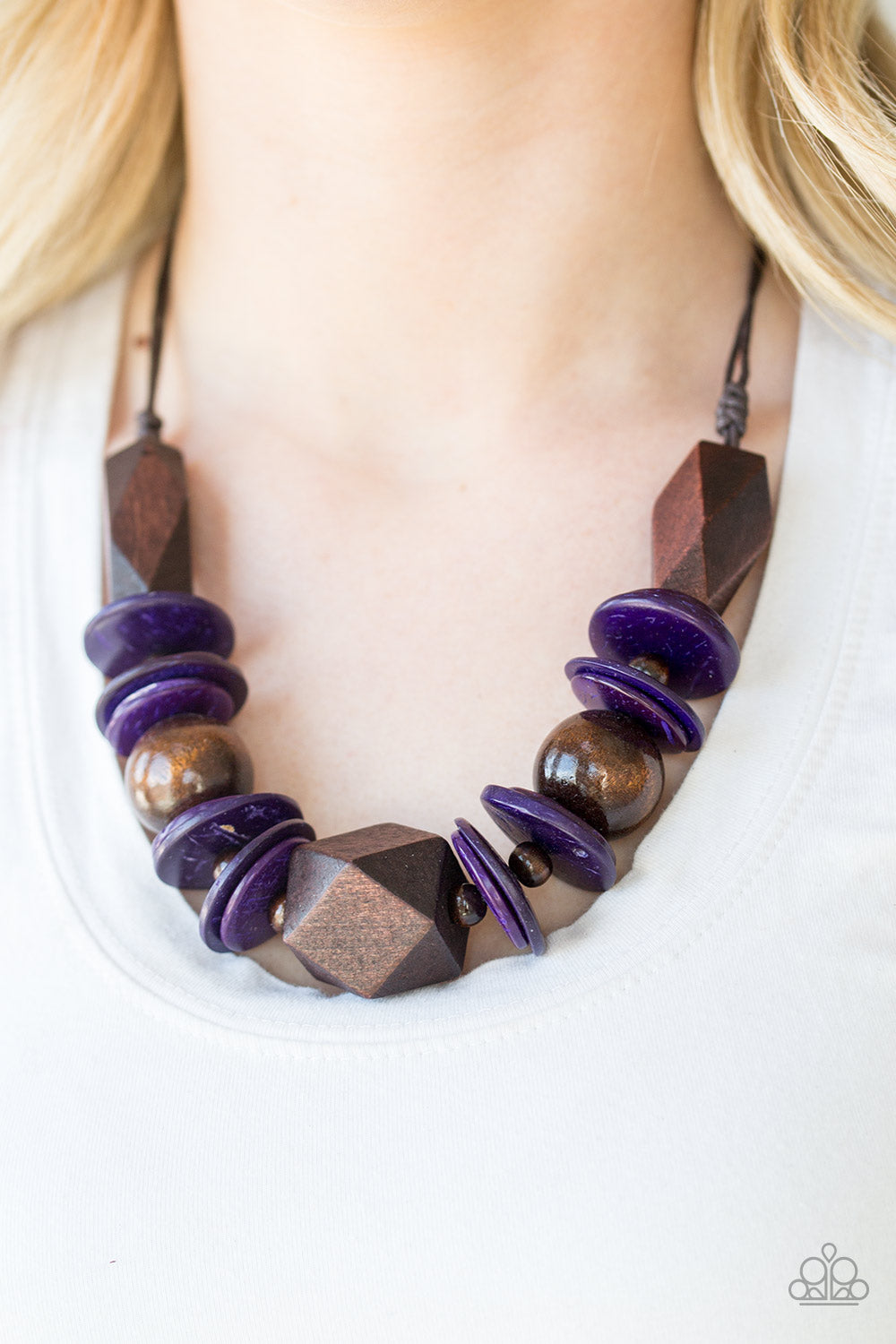 Pacific Paradise (Purple necklace)