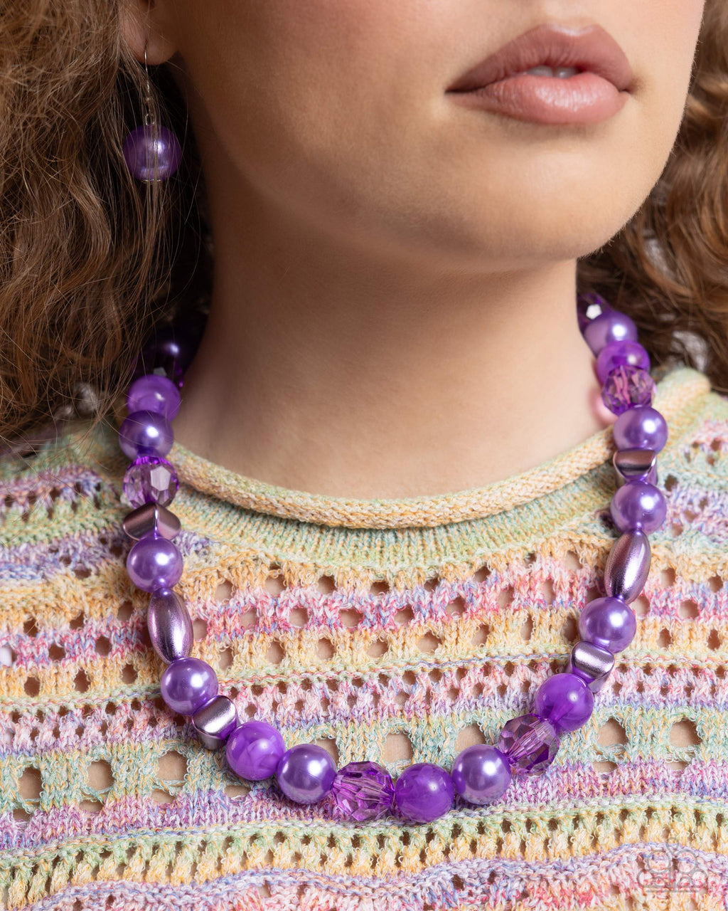 Plentiful Pearls (purple necklace)