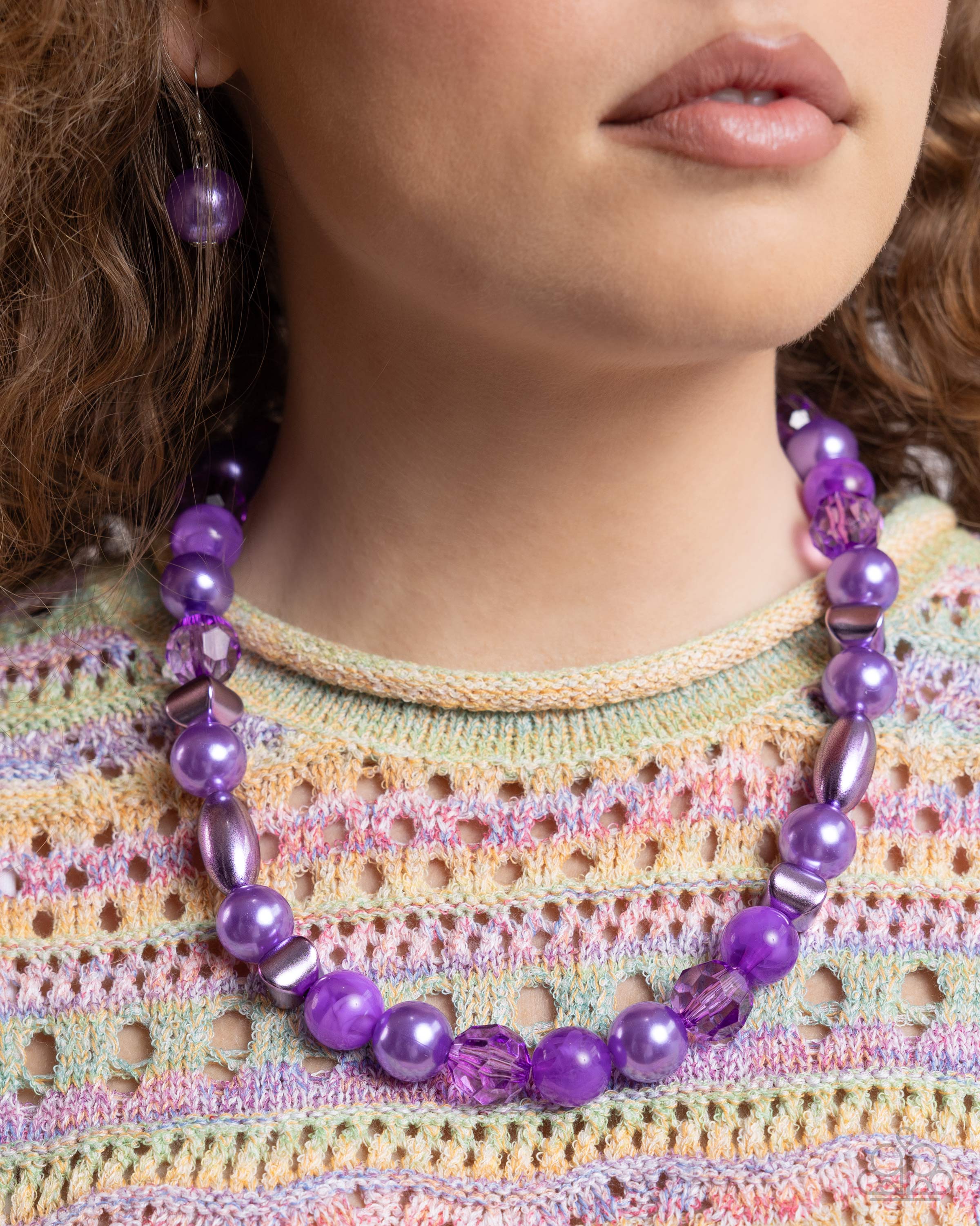 Plentiful Pearls (purple necklace)