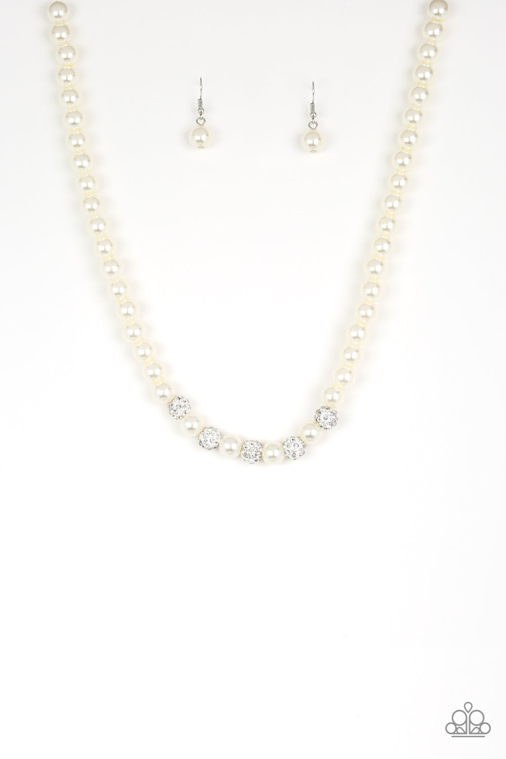 Posh Boss (White necklace)