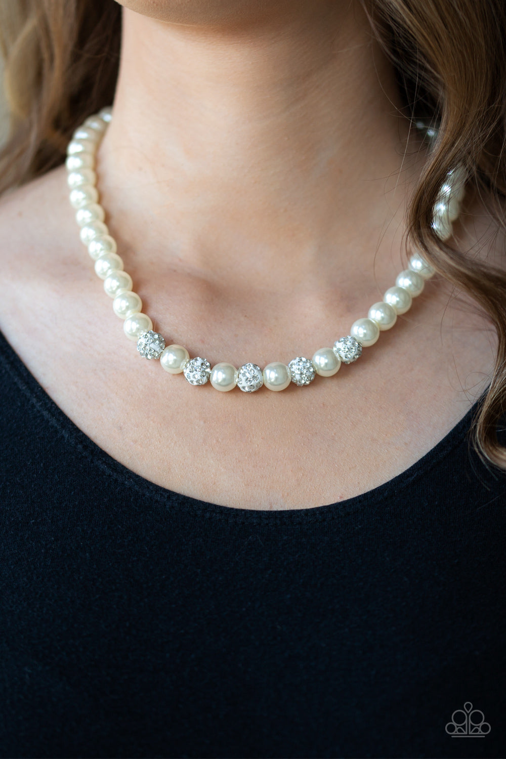 Posh Boss (White necklace)