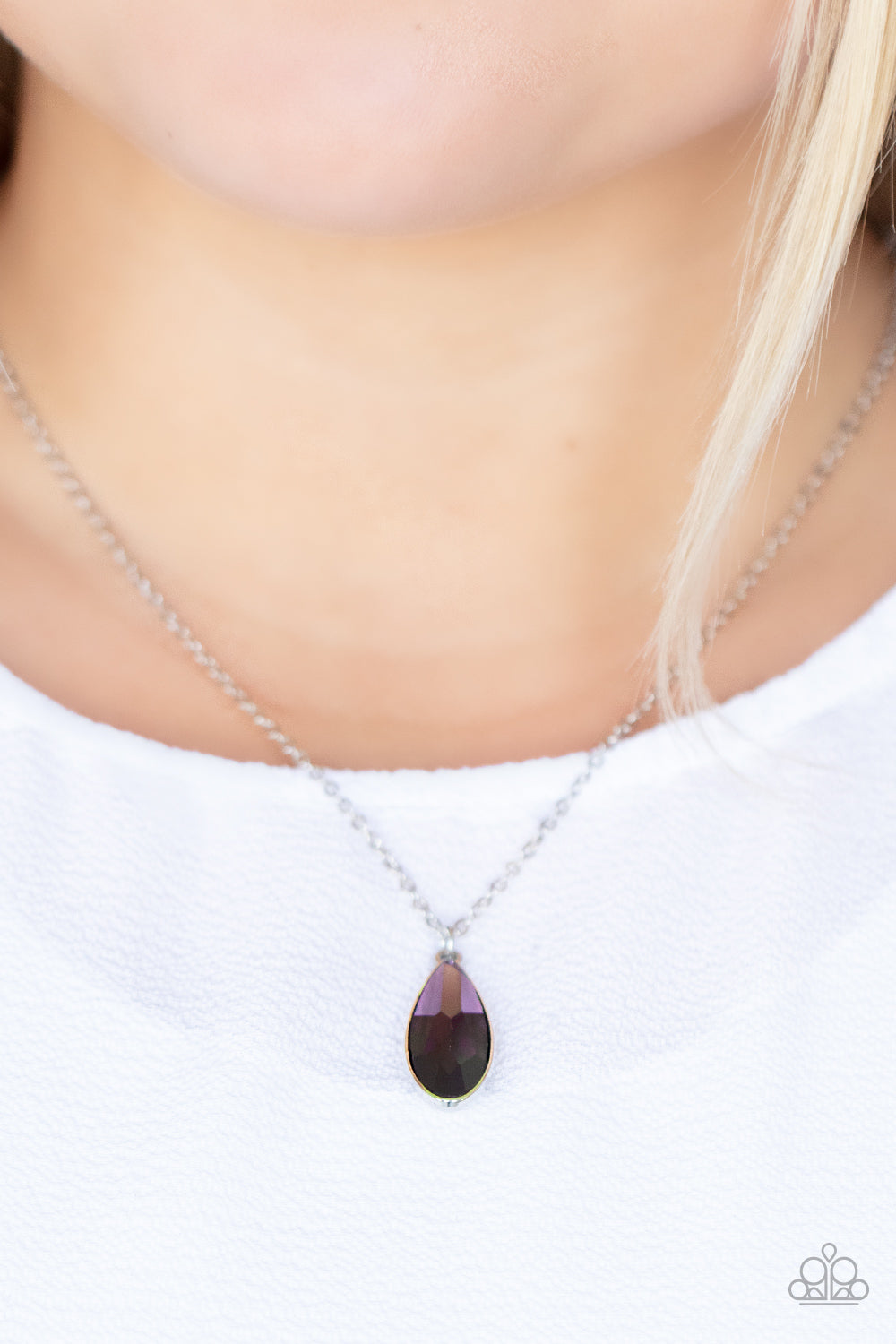 Prismatically Polished (Purple necklace)