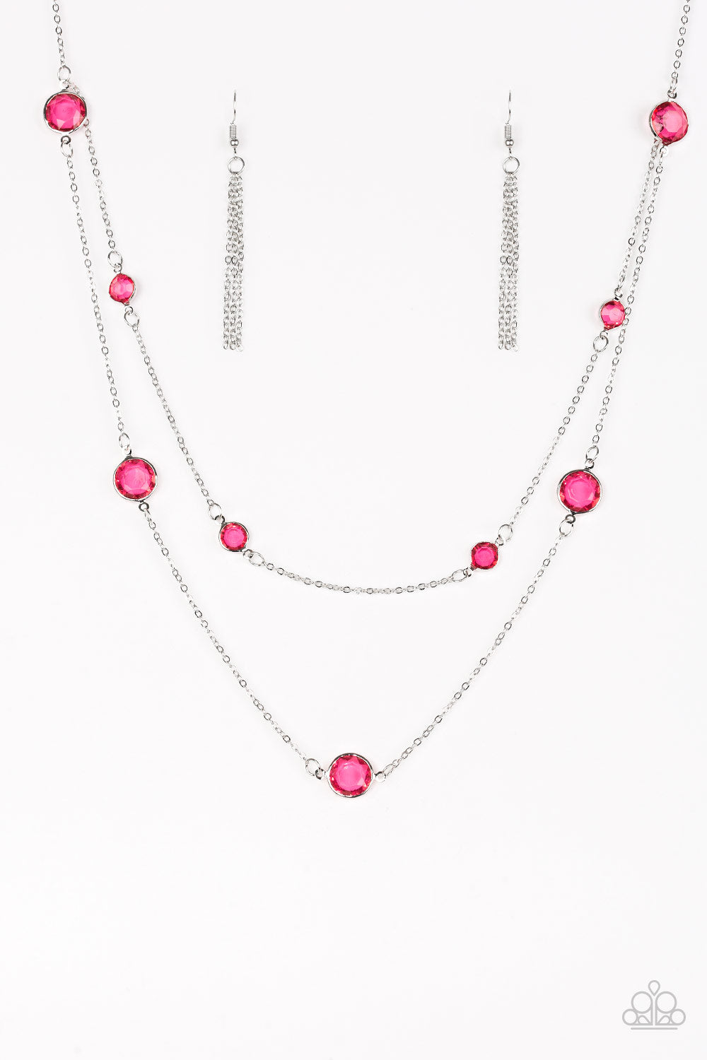Raise Your Glass (Pink necklace)