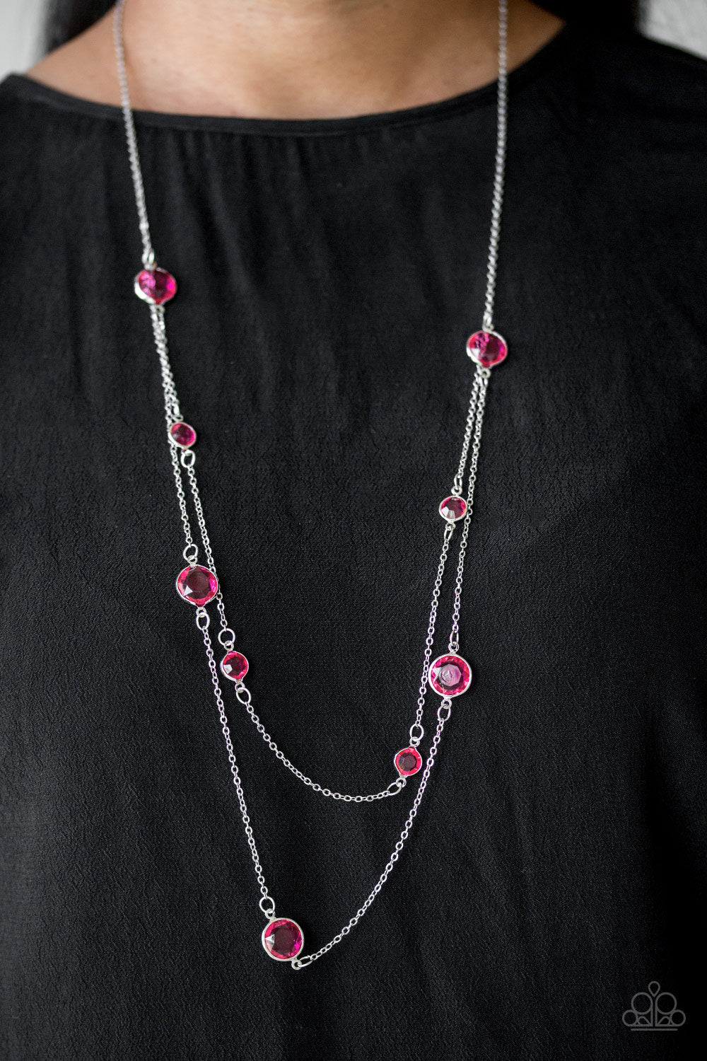 Raise Your Glass (Pink necklace)