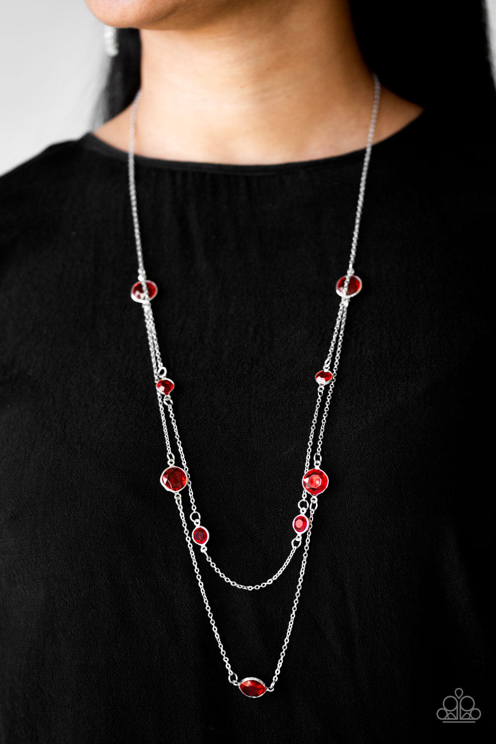 Raise Your Glass (Red necklace)