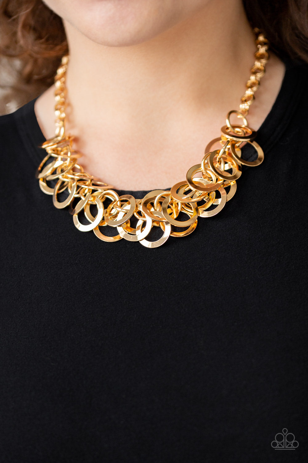 Ringing In The Bling (Gold necklace)