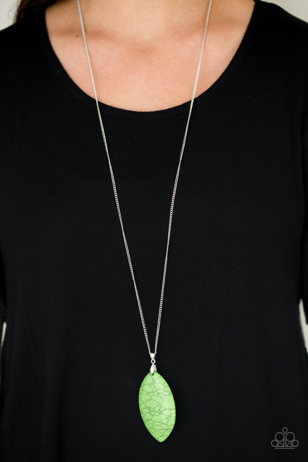 Santa Fe Simplicity (Green necklace)
