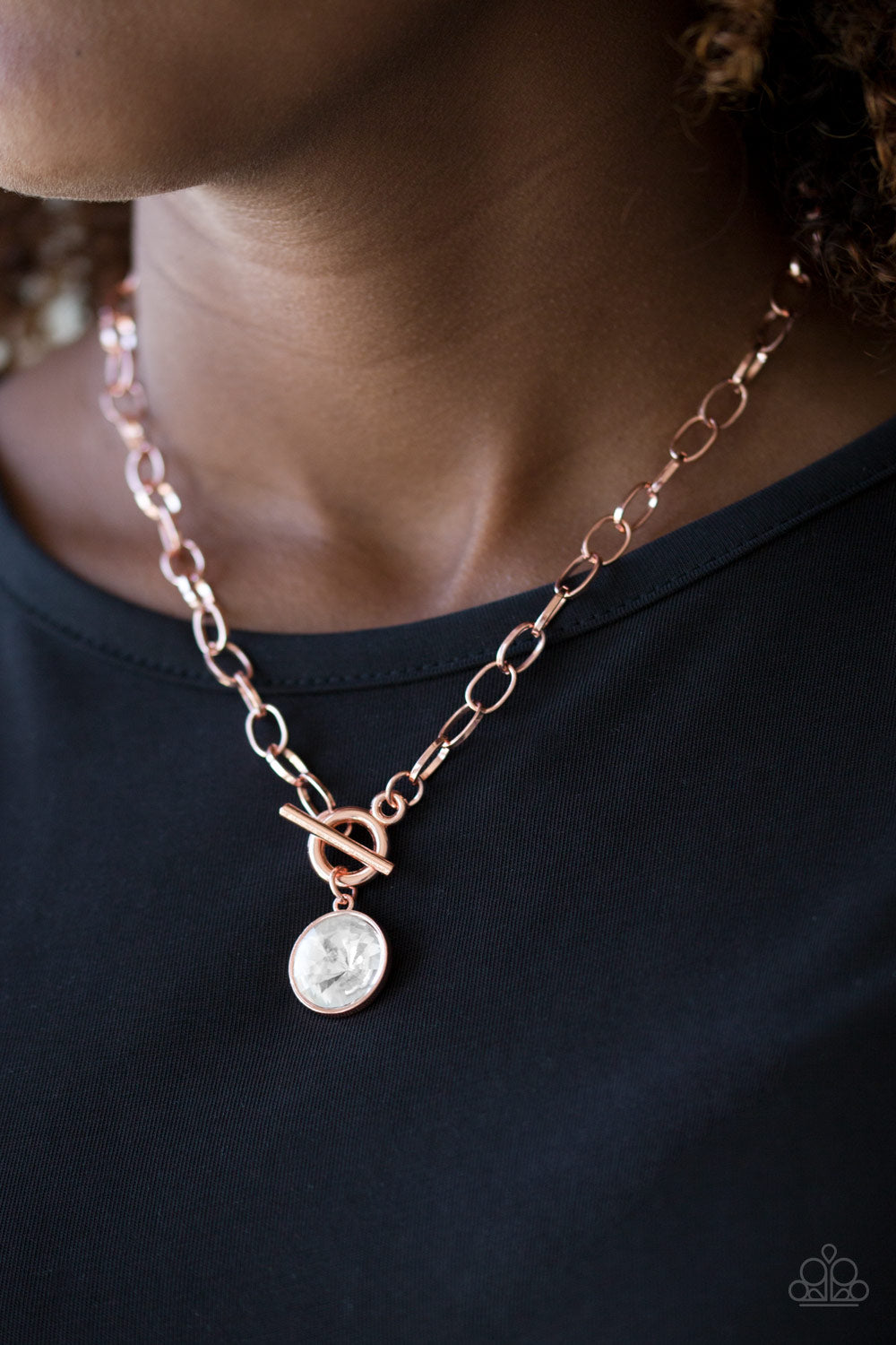 She Sparkles On (Copper necklace)