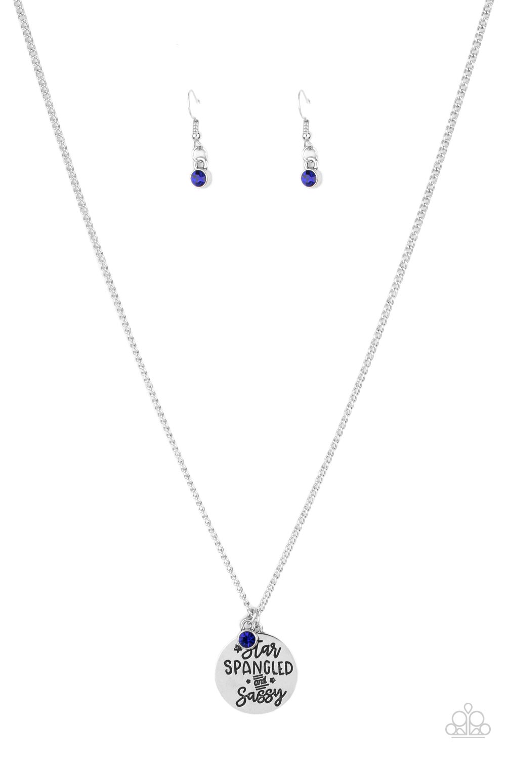 Star-Spangled Sass (Blue necklace)