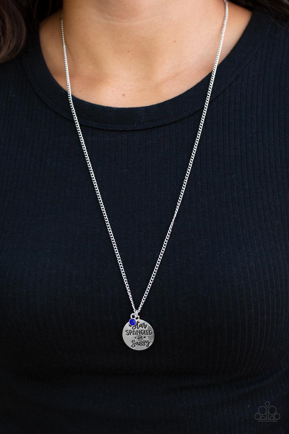Star-Spangled Sass (Blue necklace)