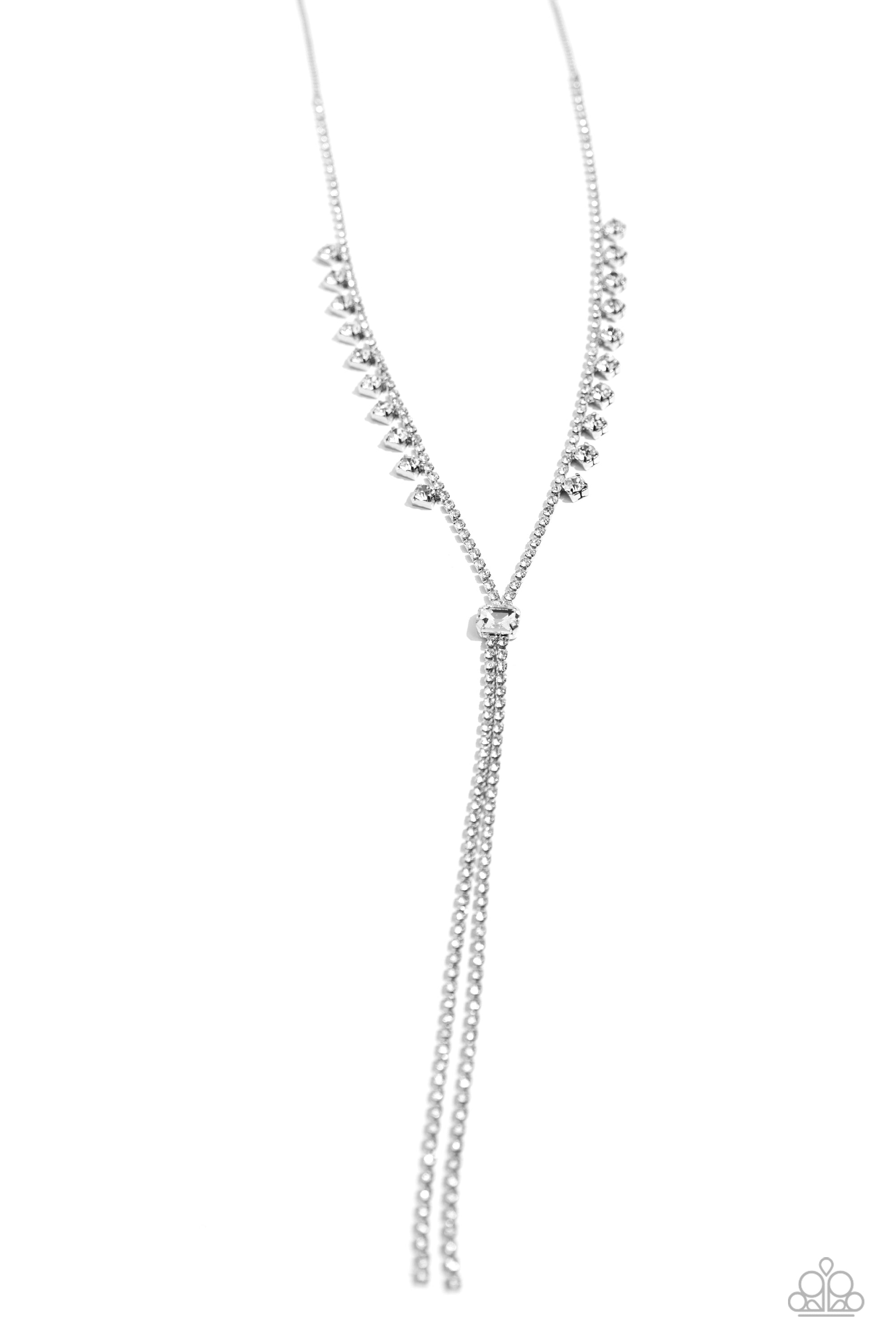Synchronized SHIMMER (white necklace)