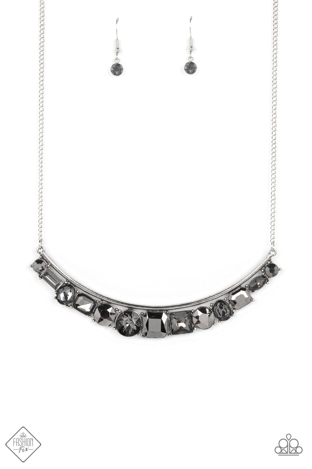 The Only SMOKE-SHOW in Town (Silver necklace)