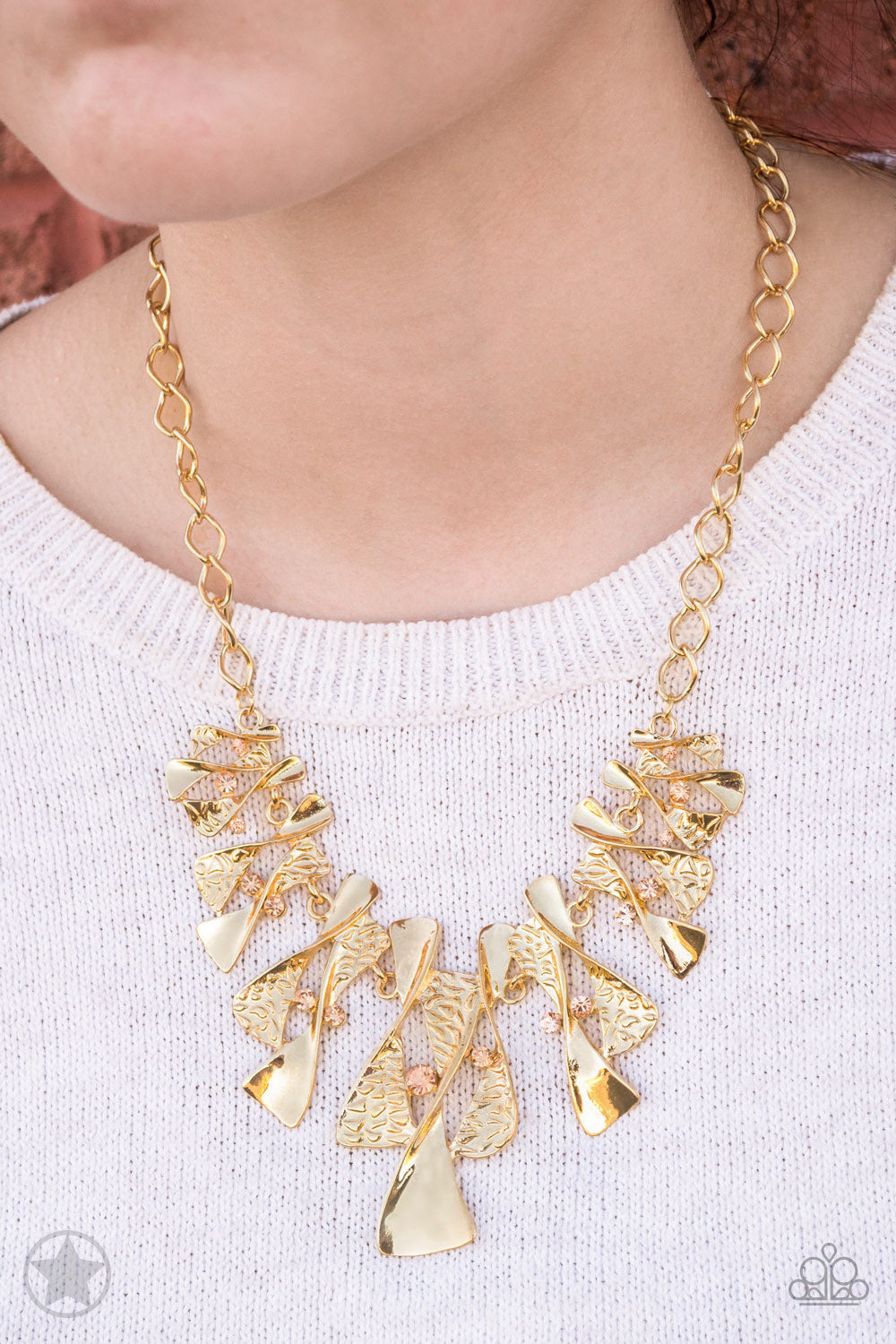 The Sands of Time (Gold necklace)