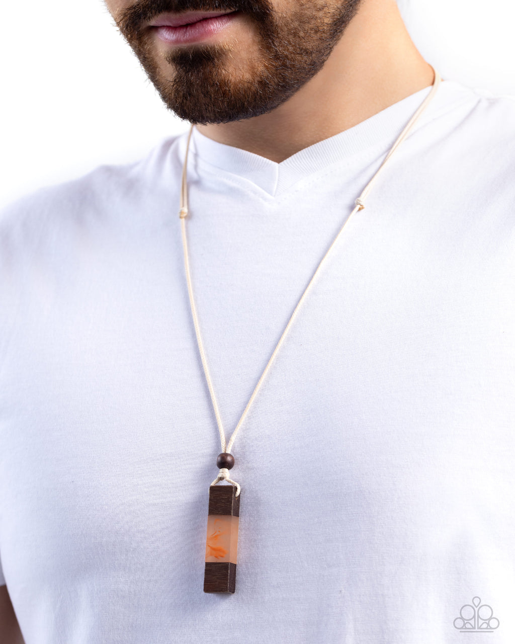 Timber Totem (Men's orange necklace)