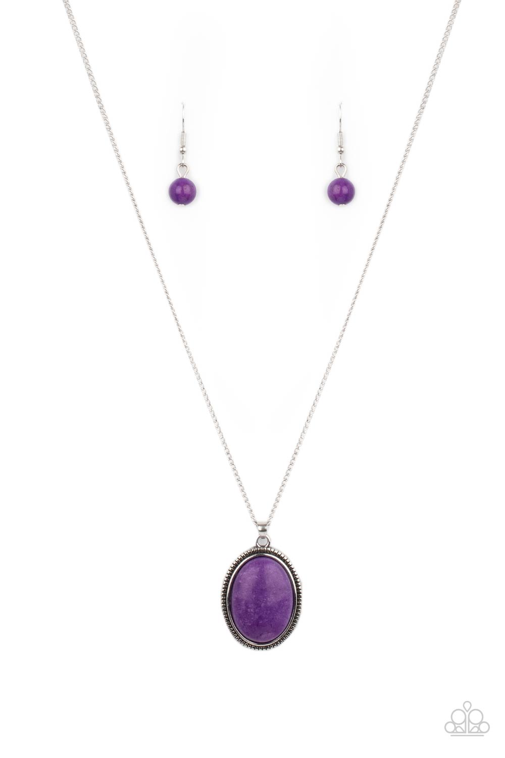 Tranquil Talisman (Purple necklace)