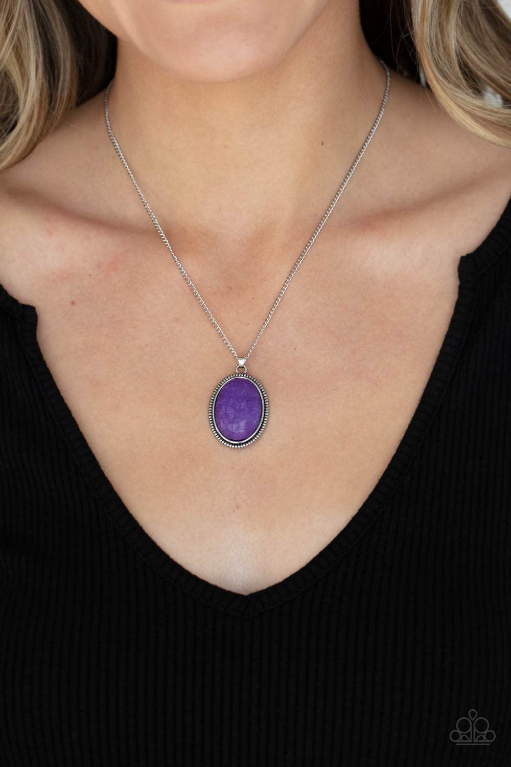 Tranquil Talisman (Purple necklace)