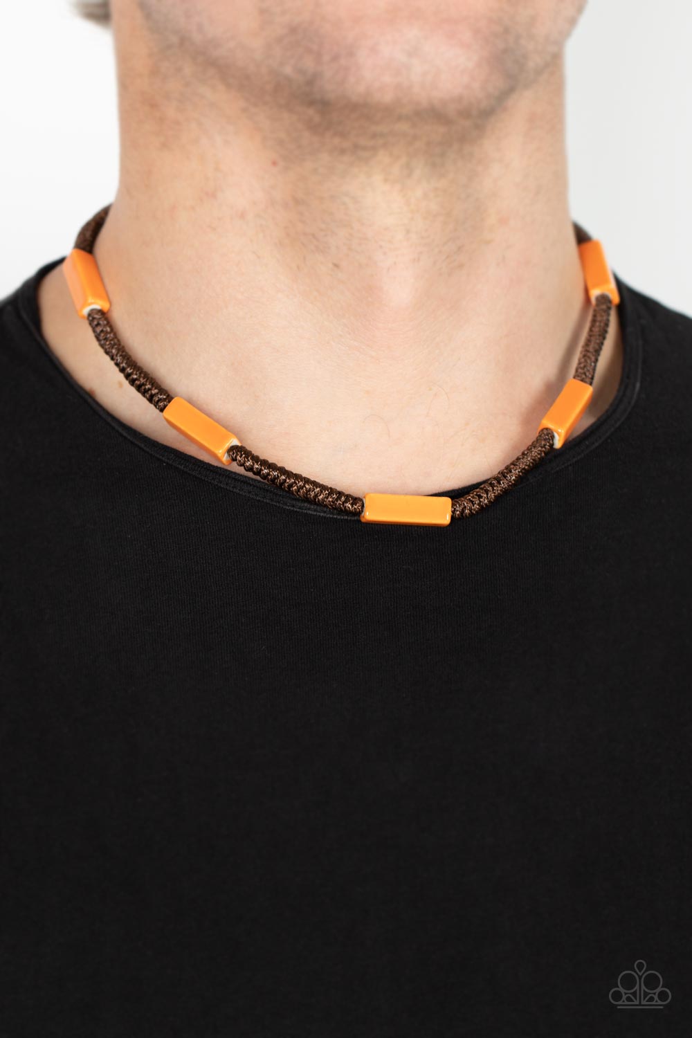 Tropical Tycoon (Men's orange necklace)