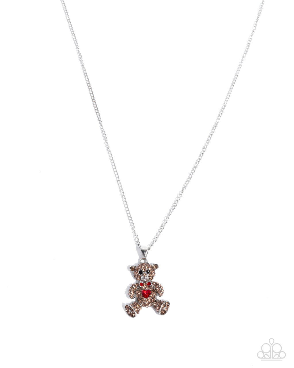 Twinkling Teddy (Multi-colored necklace)