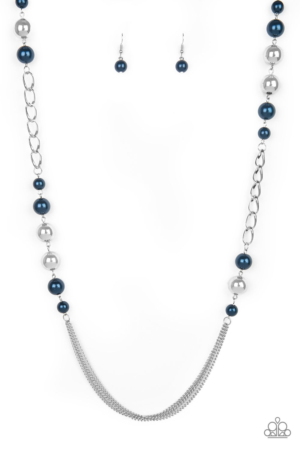 Uptown Talker (blue necklace)
