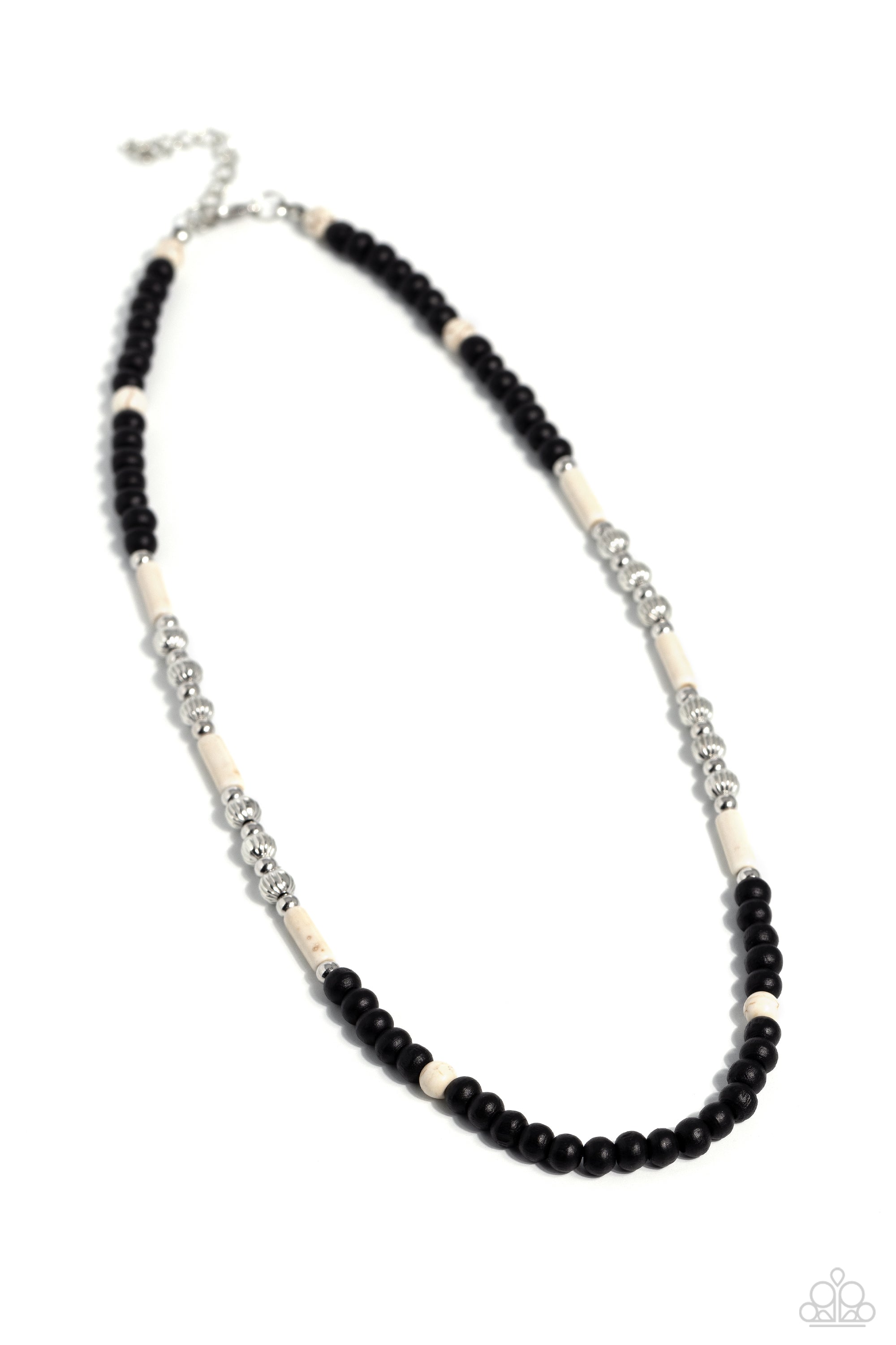 Volcanic Valiance (Men's white necklace)
