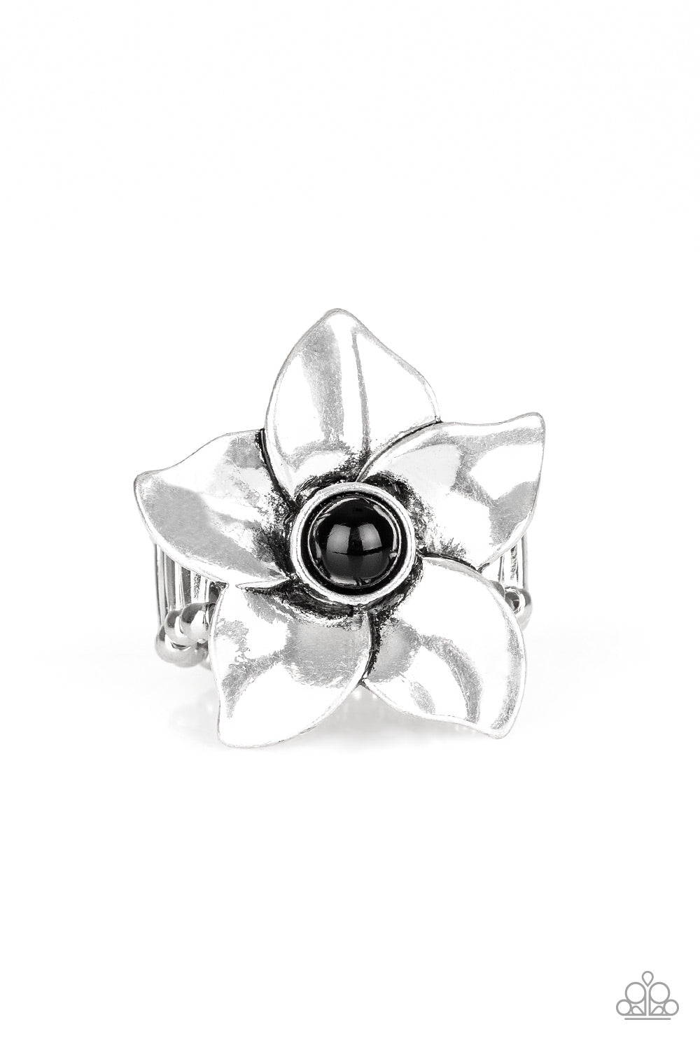 Ask For Flowers (black ring)