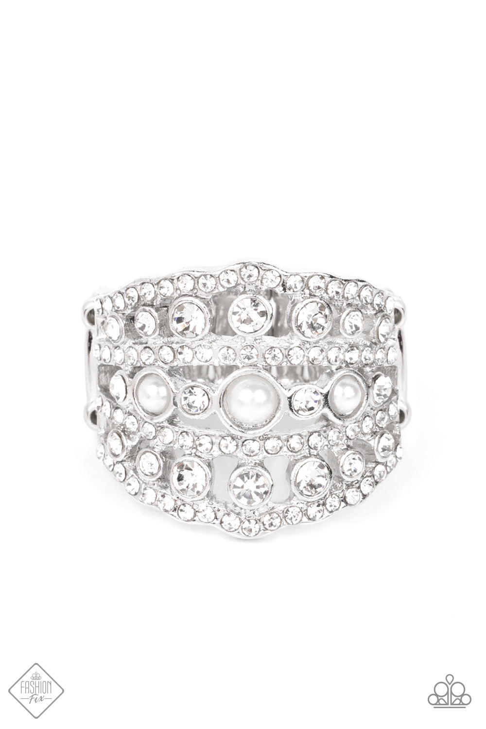 Sailboat-Bling (White ring)