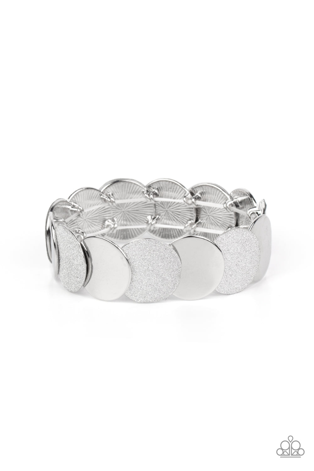 Demurely Disco (Silver bracelet)