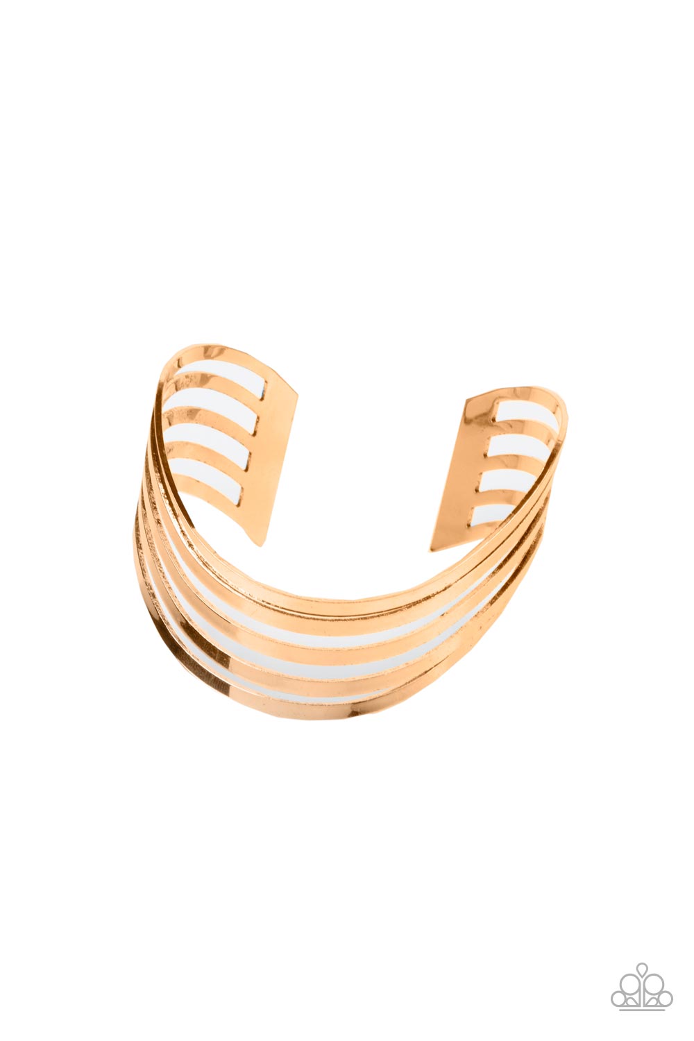 Tantalizingly Tiered (Gold bracelet)