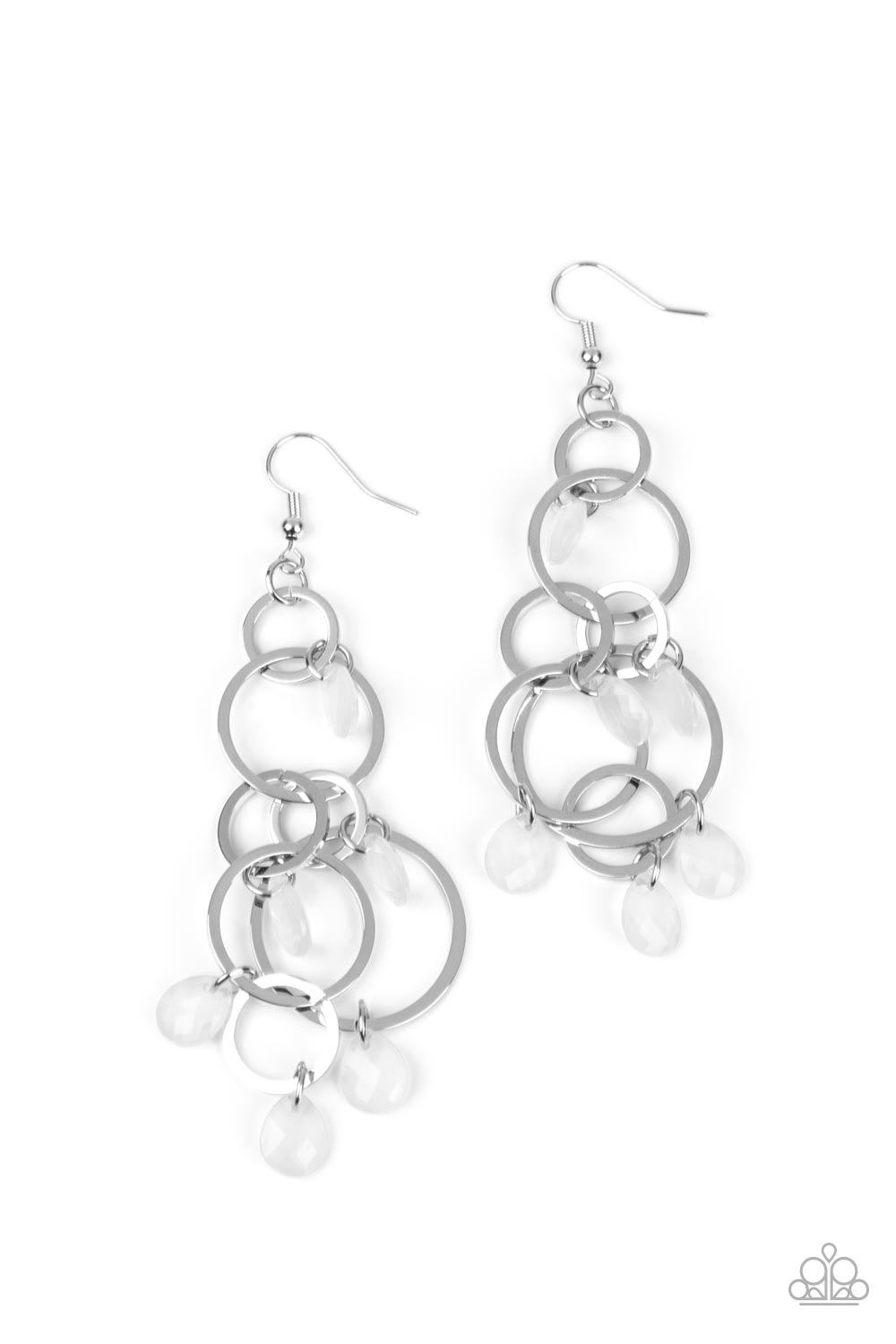 Dizzyingly Dreamy (White earrings)