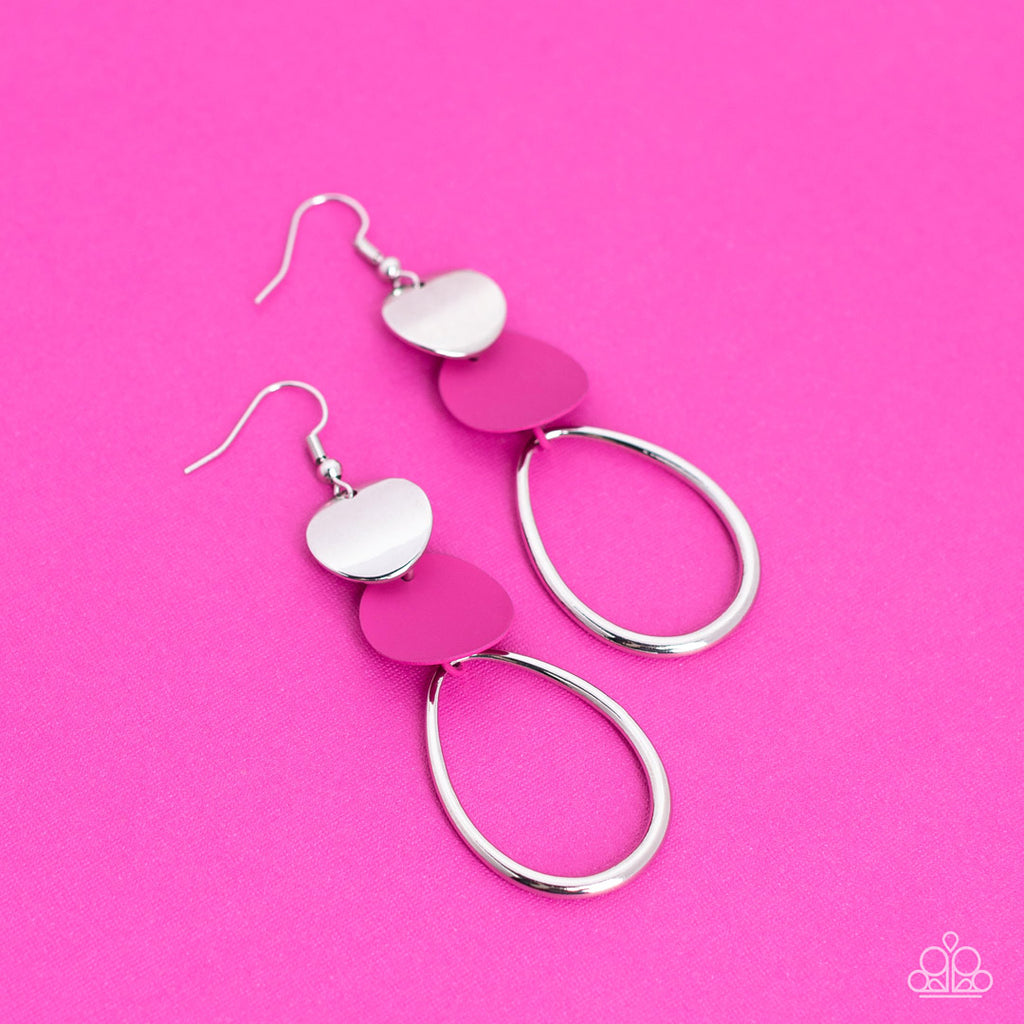 Retro Reception (Pink earrings)