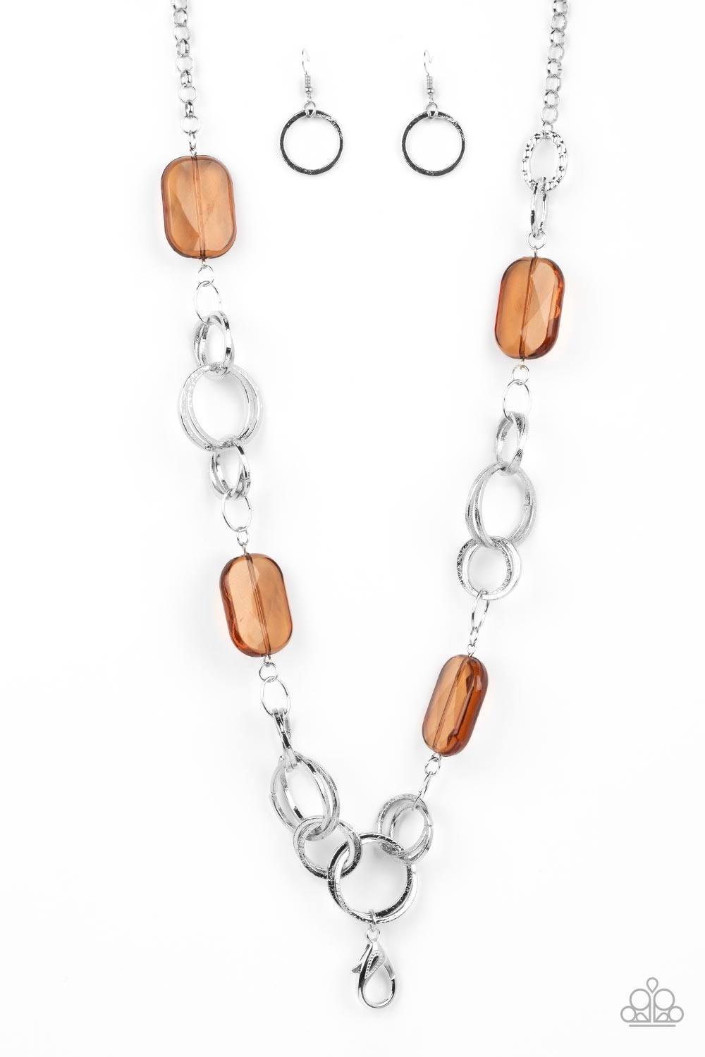 Stained Glass Glamour (Brown lanyard)