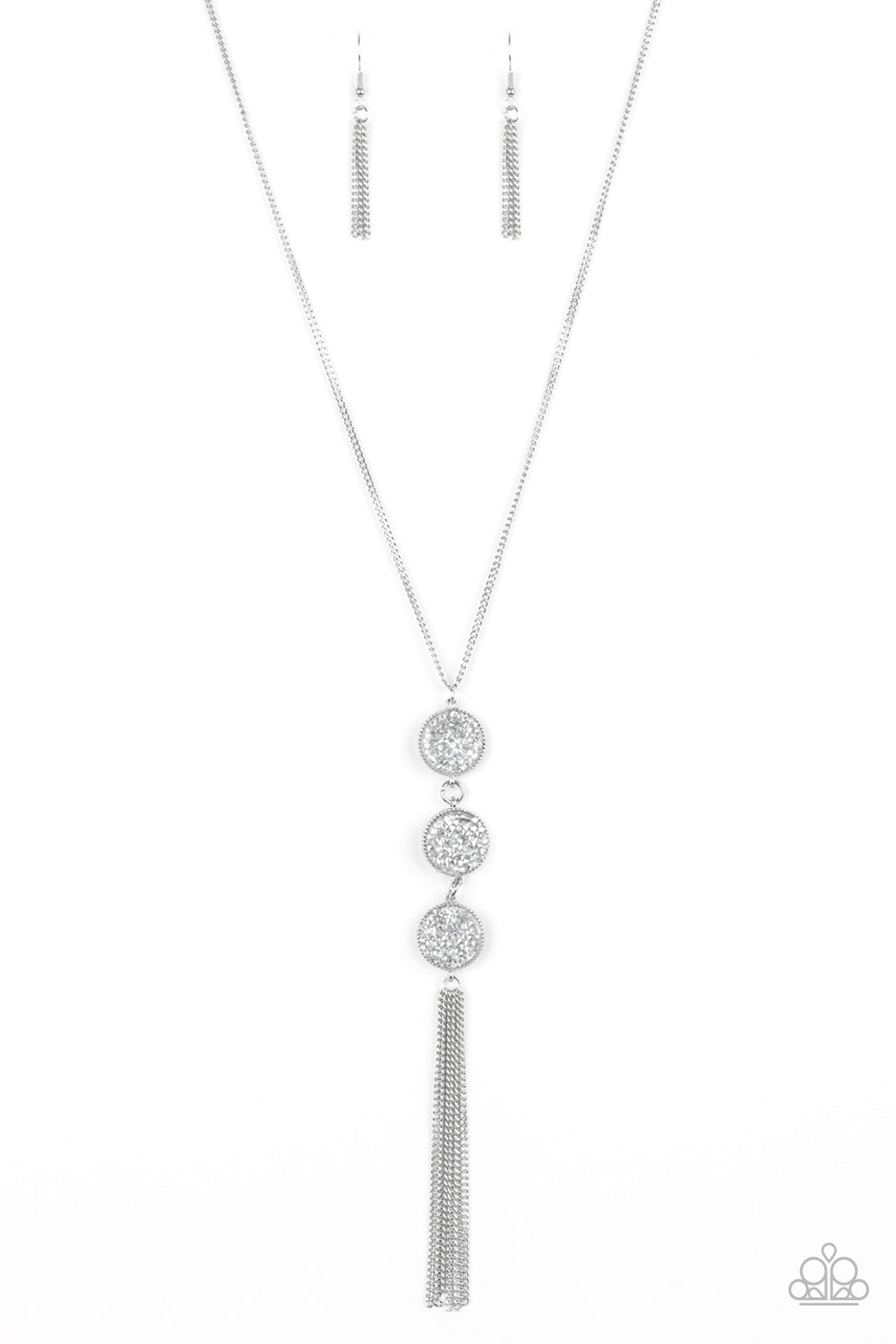 Triple Shimmer (White necklace)