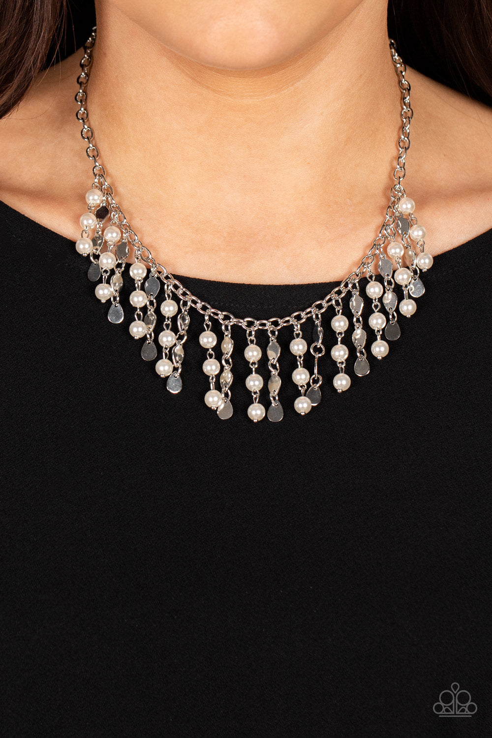 Wall Street Stylist (White necklace)